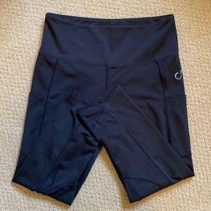 Curves n Combat Boots Leggings-Crop